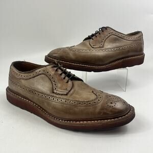 Allen Edmonds Shannon Drive Wingtip Brogue Mens Oxfords 10 3E Brown Leather